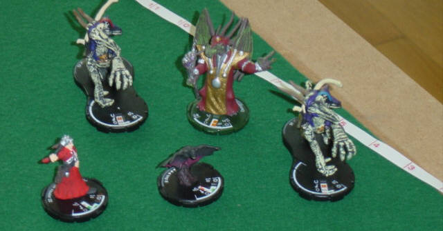 PapaB's Armee zentral mit Demiphant, untersttzt von 2 Fell-Reapern, einem Faith-Healer und einem Imp.